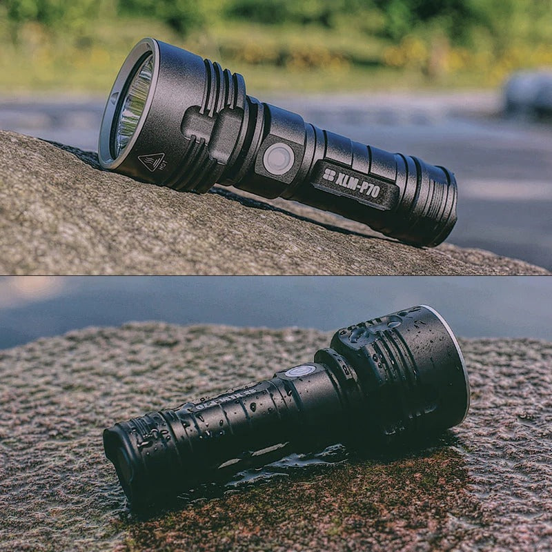Rechargeable Super Bright Strong Flashlight - Luxury Look