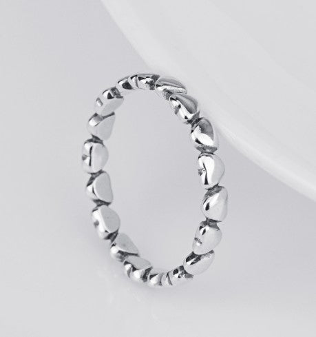 925 Sterling Silver Heart Ring - Luxury Look