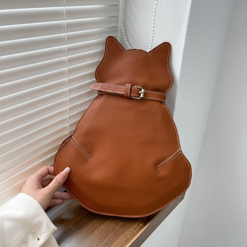 Women's New Messenger Cute Cat Shoulder Bag - Luxury Look