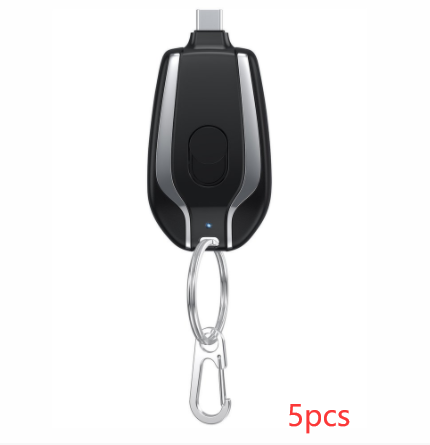 1500mAh Mini Power Emergency Pod Keychain Charger & Power Bank - Luxury Look