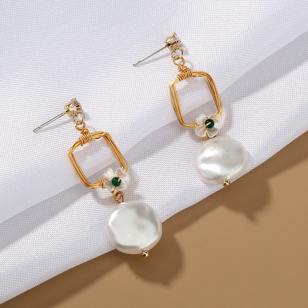 Fashion Women's Pearl Earrings Pendant Necklace - Luxury Look