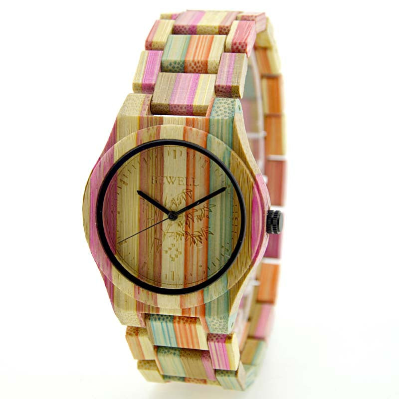 Bamboo wood color dynamic wooden watch - Luxury Look
