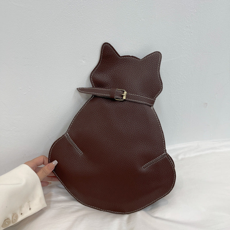 Women's New Messenger Cute Cat Shoulder Bag - Luxury Look