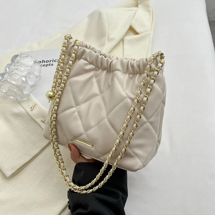 Casual Rhombus Shoulder Bag - Luxury Look