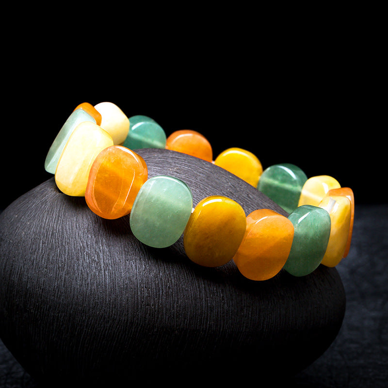 Natural Crystal Colourful Bracelet - Luxury Look