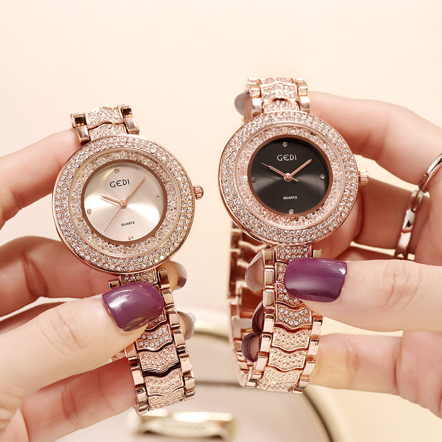 Women's watch with diamond strap - Luxury Look