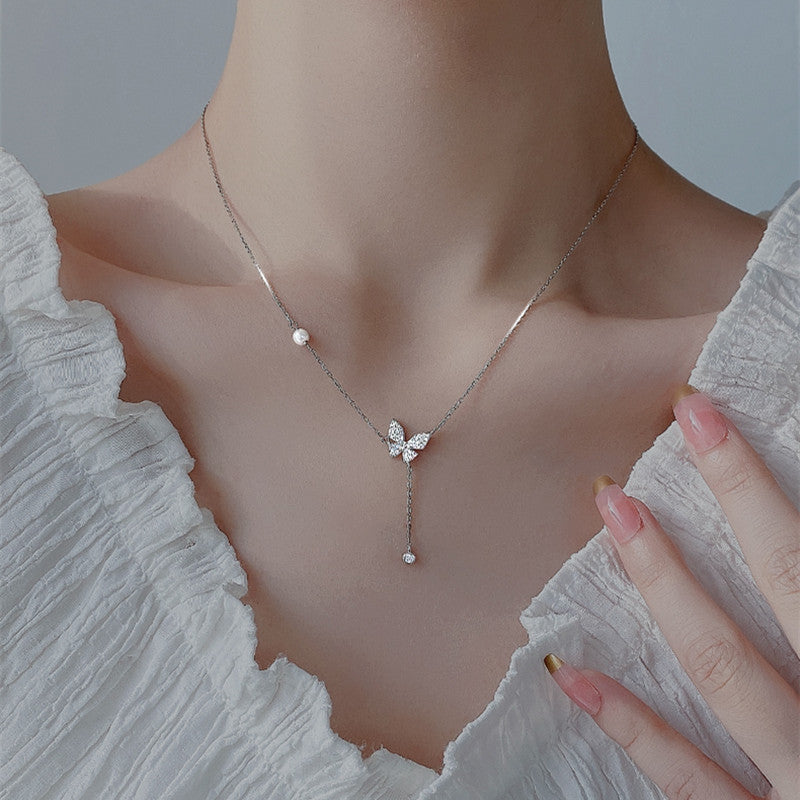 Women's High-end Butterfly Clavicle Chain - Luxury Look