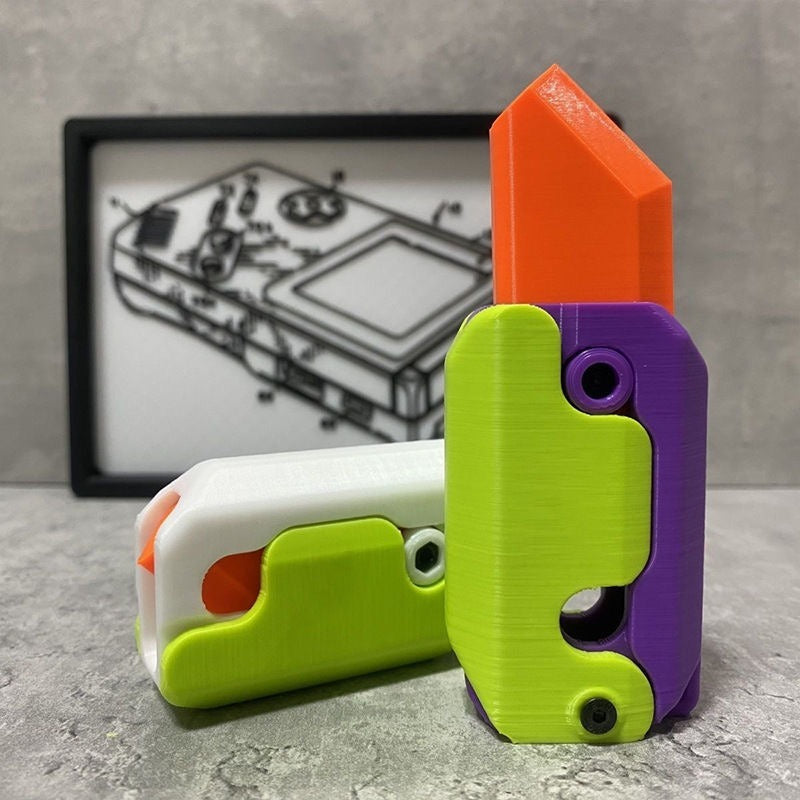 3D Printing Gravity Small Radish Knife Toy - Luxury Look