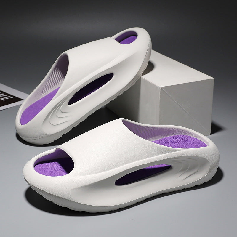 New Platform Casual Non-slip Waterproof Slippers - Luxury Look