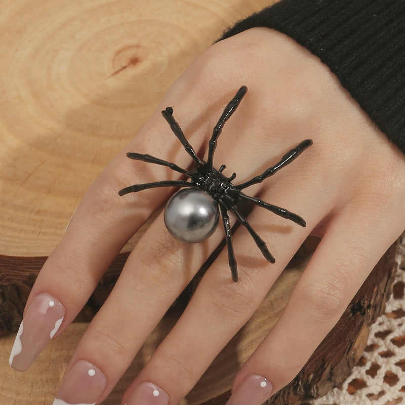 Halloween Fashion Simple Spider Shape Ring