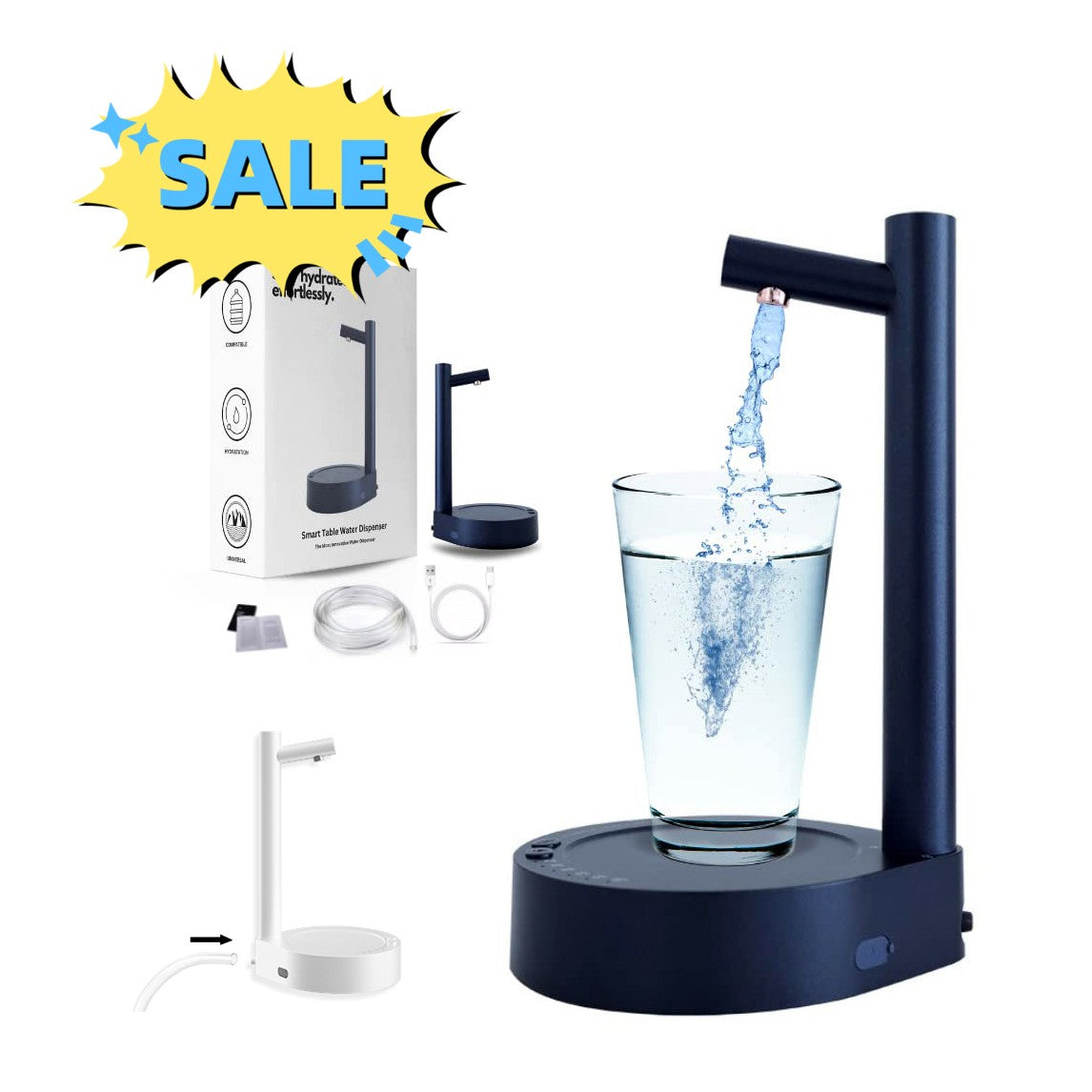 Automatic  Electric Water Desk Dispenser - Luxury Look