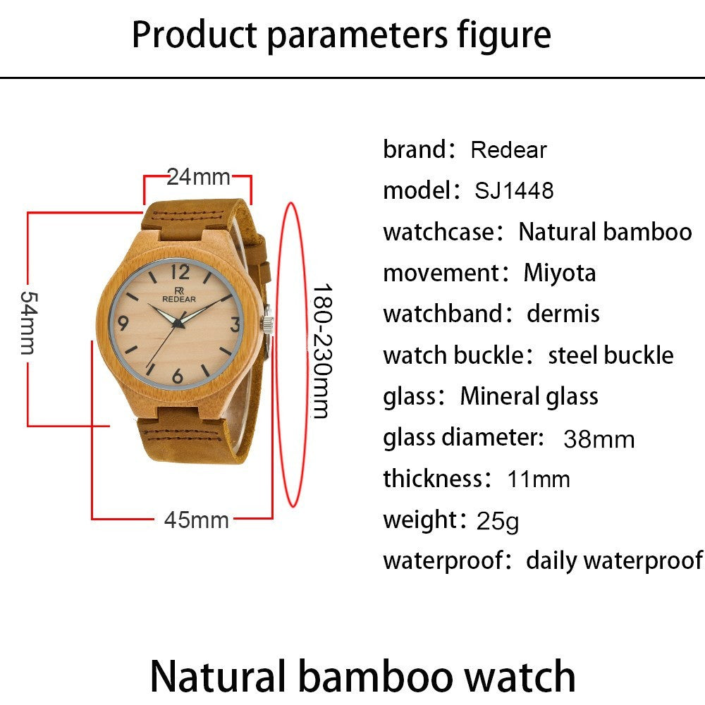 Customized Wood Watch - Luxury Look