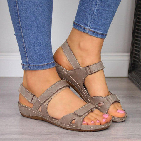 Fish Mouth Flat Casual Sandal - Luxury Look