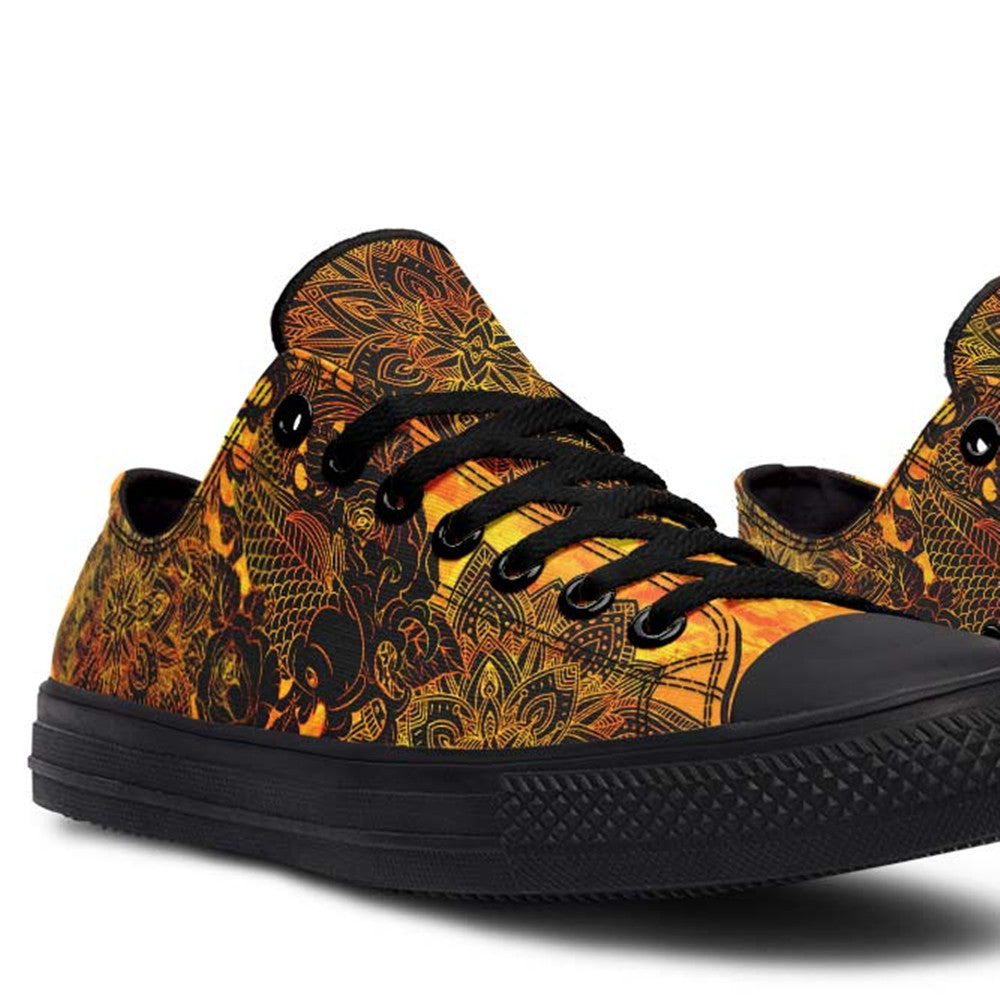 Fashion Print Low-Top Canvas Shoes - Luxury Look